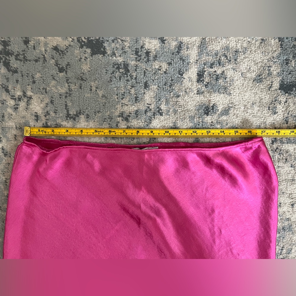 🚫SOLD🚫 ASOS Barbie Pink Midi Slip Skirt - Picture 9 of 9